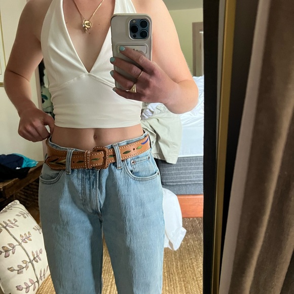 Free People Tops - White free people halter top